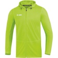 JAKO Running Jacket (Full-Zip Hooded Jacket) Run 2.0 Neon Green Men